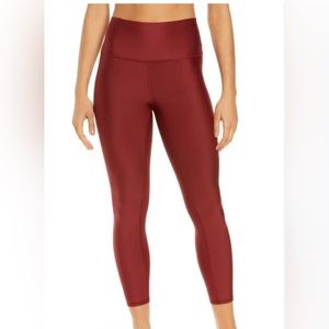 ALO Airlift 7/8 High Waisted Legging- Worn ONCE- limited edition color Cranberry